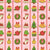 Christmas Decoration Gingerbread Cookie Stripes on Pink Image