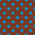 Sweet Harvest Polkadots - Blue on Rust Image