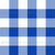 Indigo blue and white gingham 2 inch check  - resize to your desired scale Image