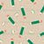 Bright Green and Pink Pencils Shavings Stationery Triangle Pastel Tan Image