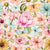 Penelope Colorful Watercolor Butterfly Floral on Pink Image