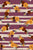 Autumn Floral Clusters on Beige And Purple Stripes Image