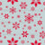 Snowflake Pattern, Red Snowflakes, Snow, Gray Image