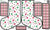 Christmas Stocking Craft Panel: Peppermints with Candy Cane Plaid – Reindeer Games Collection by Patternmint Image