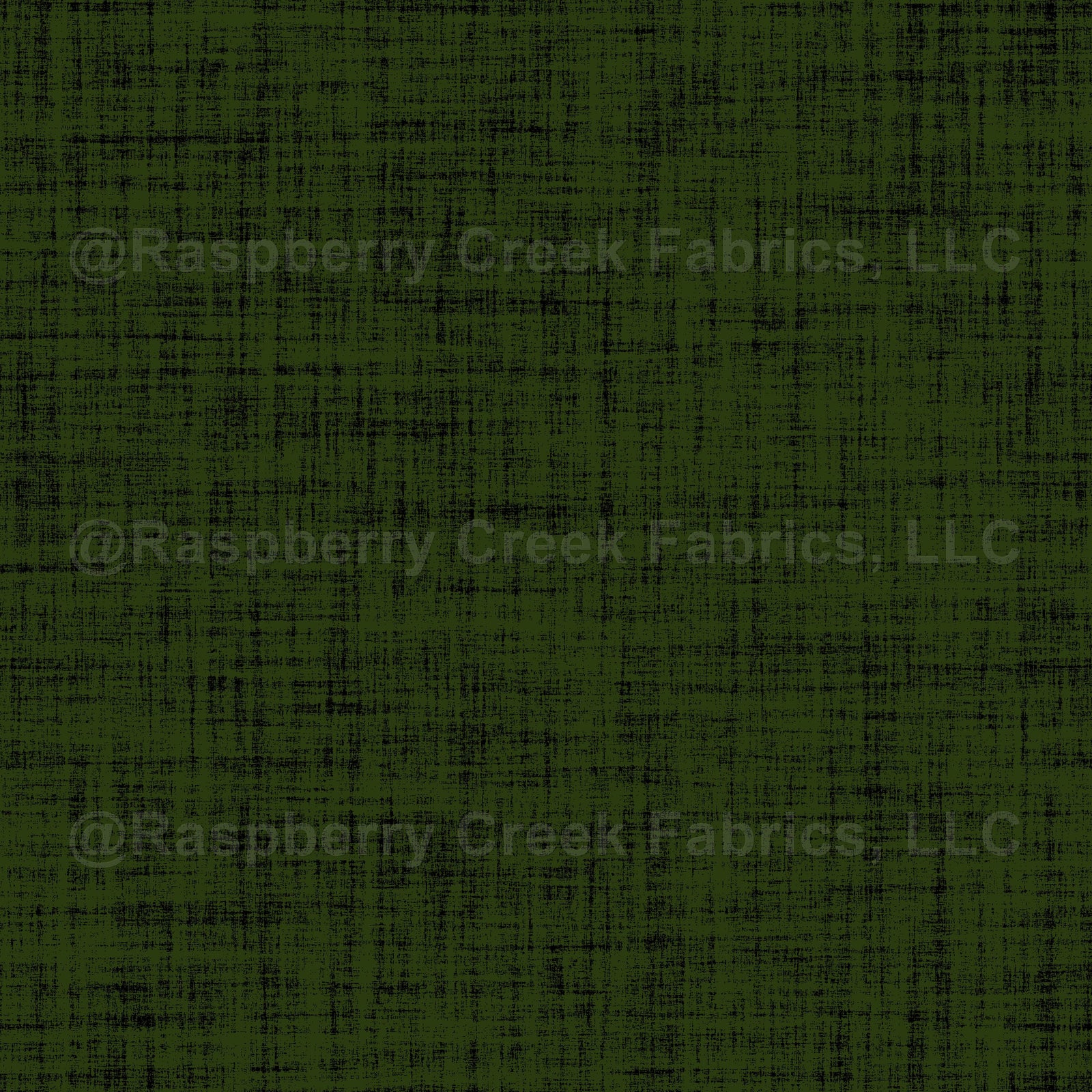 Deep Olive Faux Linen Texture