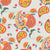 Hand Painted Gouache Floral Paisley Pattern on Light Beige Image