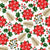 Christmas Poinsettias and Light Pale White Festive Holiday Botanicals Image