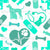 Animal Doctor Mint Teal On White Image