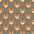 Cute Cartoon Baby Tiger on Concrete Gray Wallpaper Image