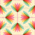 Ombre Rainbow and Soft Cream Lotus Florals Colorful Abstract Daisies Wallpaper Image