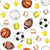 All Star Sports Ball Toss on White Image