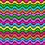 Neon Blast Wavy Stripes on Black Image