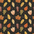 Mixed Autumn Leaves on Gray Image