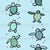 Baby Turtles in Green on Blue, Tiny Turtles Tale by Jaslyn Lim of The LILI Path Image