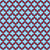 Latticework - Quatrefoil - Moroccan Trellis - Red Navy Blue and Blue Image