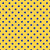 Polkadots- Royal Blue on Golden Yellow Image