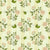 Subtly Striped Hydrangea Damask in Sage Green and Beige Image