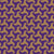 Houndstooth Pattern, Triskelion, Purple and Gold Image