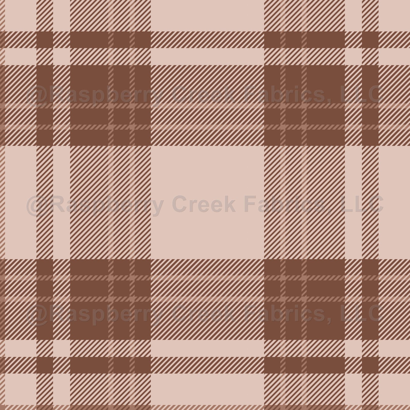 Classic Plaid - Tartan in Beige, Brown, and Mocha Mousse