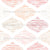 boho ogee - pantone peach plethora color palette - hand-drawn warm minimalist ogee wallpaper Image