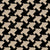 Houndstooth pattern, Black and Cream Image