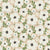 Calming Serene White Flowers Lush Garden Earthy Tan Beige Image