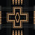 Southwestern blanket, camping life, Navajo blanket, black western blanket, geometric design, Ranch lifestyle, Cabin style Image