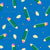 Bright Green and Pink Pencils Shavings Stationery Triangles Bold Blue Image