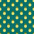 Tropical Pineapple on Teal-small scale Image