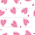 Pink, white, hearts, hand drawn, doily hearts, scattered, non directional, girls, women, Valentine’s Day Image
