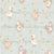 Farmyard Chicken and Duck Floral Mint Image