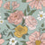 Bright Spring Floral on Blue Image