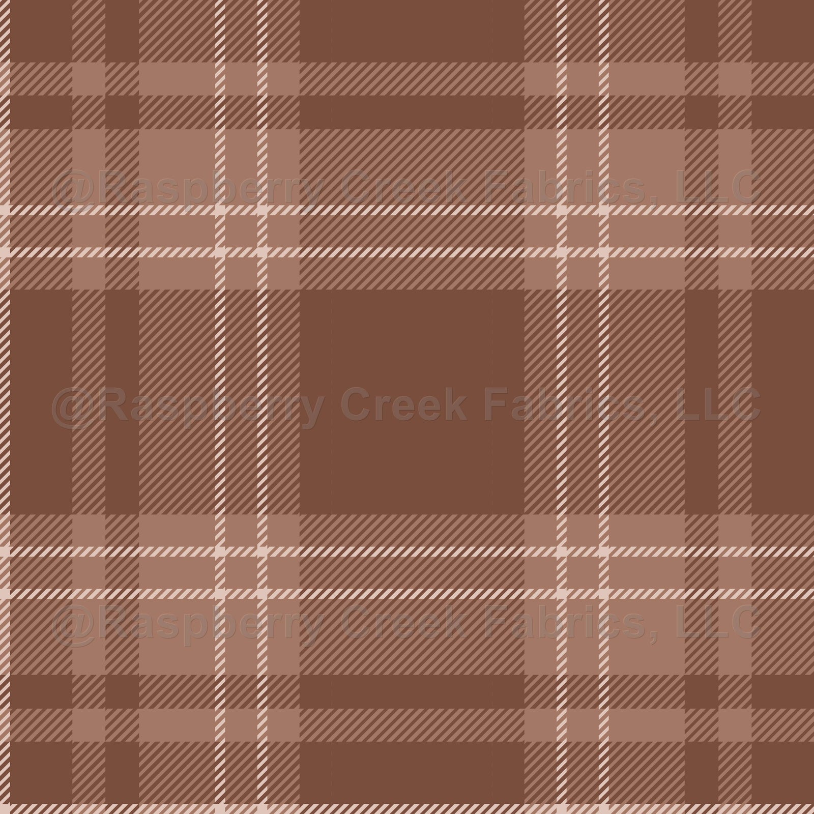 Classic Plaid in Rich Deep Brown