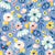 Whimsical Eliza Summer Floral on Periwinkle Blue Image