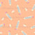 Retro Beige and Pink Pencils Shavings Stationery Triangles Pale Peach Image