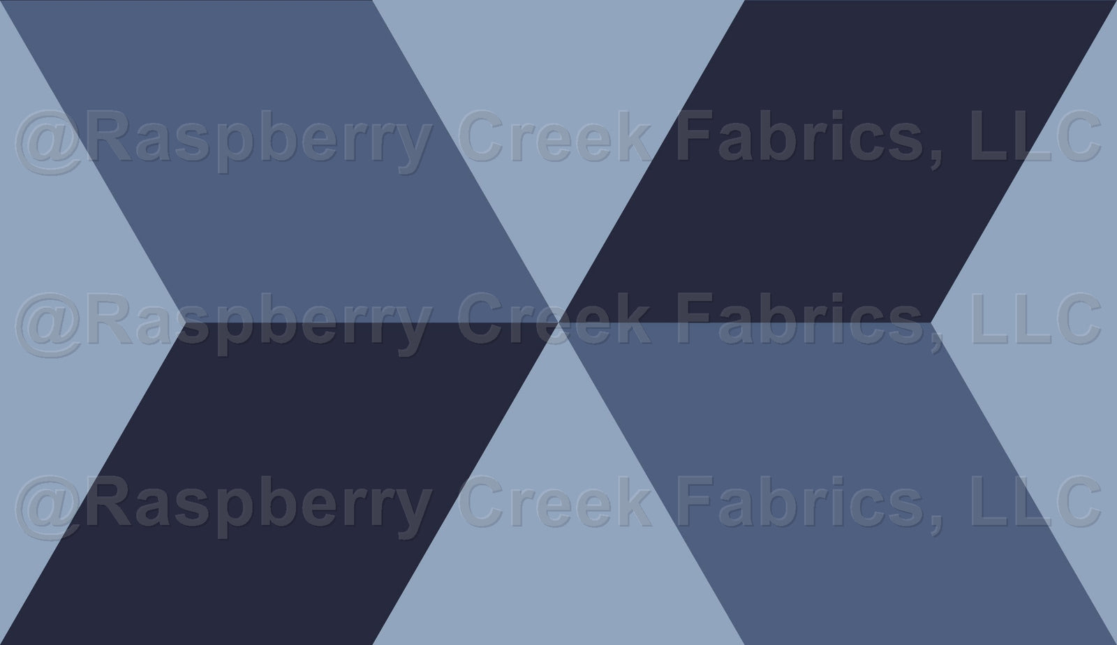 Cube, Chambray Blue, Dark Midnight Blue
