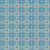 Faux Knitted Wool Gingham Retro Folk Nordic Warm Grandpa Style White and Color Hearts Turquoise Sea Blue Image