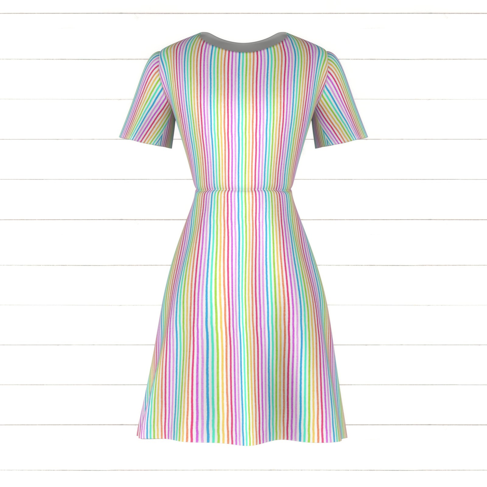 Aloha Pin Stripe Rainbow