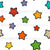Colorful Christmas Collection Stars Coordinate on White Image