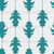 Ikat Oak Leaves Monochromatic Teal Blue Stripes Botanical Japandi, Ikat Oak Leaves by Dawn K Designs Image