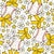 Baseball Coquette Floral in Yellow Image
