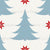 Nordic Christmas - Blue Trees & Red Nordic Star Image