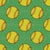 Softballs and Sparkle Stars in Green Image