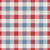 Americana Two Tone Gingham in Red White and Denim Image