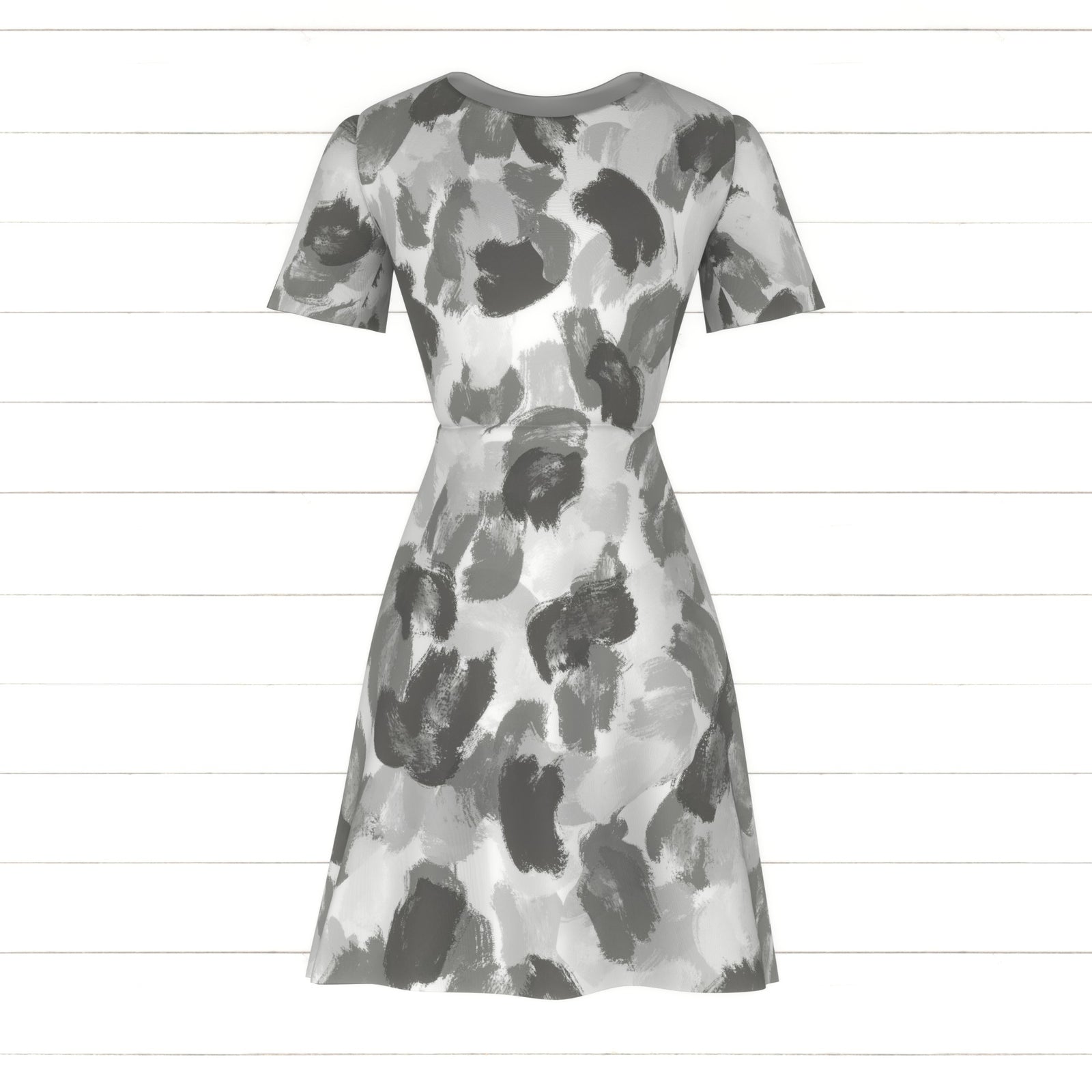 Gray Abstract tonal Brush stroke