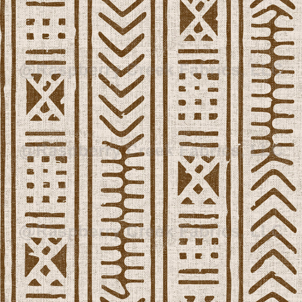 Mudcloth fabric, African mud cloth pattern, terra cotta, earth tones ...