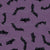 Halloween Bats on Purple Image