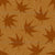 Japanese maple leaves with dots - ochre and brown Image