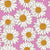 White Daisies on Bright Purple Image