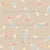 Retro Beige and Pink Pencils Shavings Stationery Triangles Pastel Tan Image